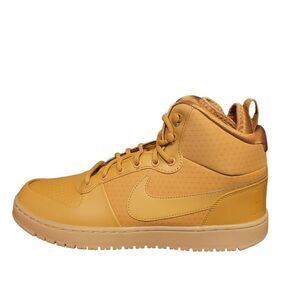 Nike Court Borough Mid  Winter Mens Shoes Wheat Black Men's Size's AA0547-700